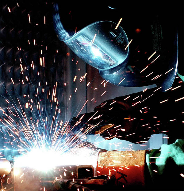 Gas Metal Arc Welding / Art Photo - Art Print