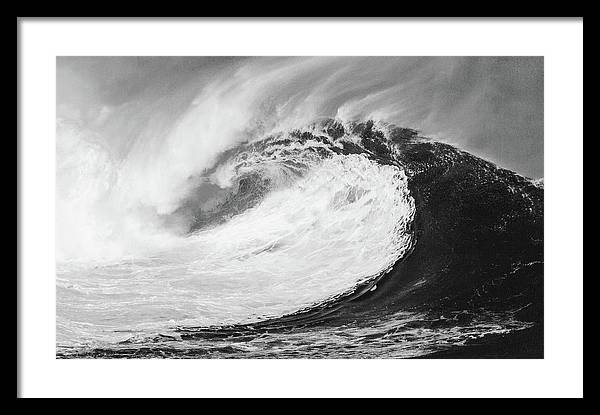 Giant Wave / Art Photo - Framed Print