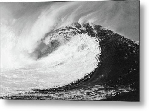 Giant Wave / Art Photo - Metal Print