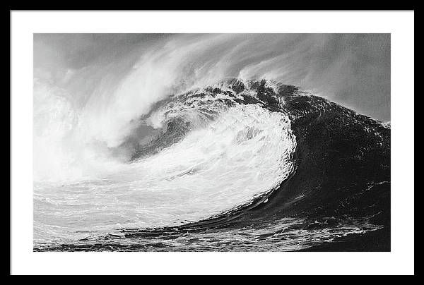 Giant Wave / Art Photo - Framed Print