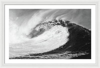 Giant Wave / Art Photo - Framed Print