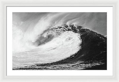 Giant Wave / Art Photo - Framed Print