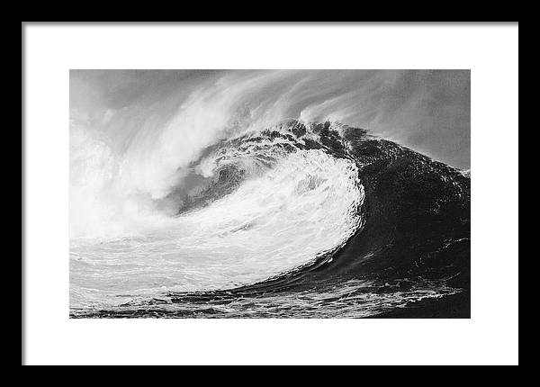 Giant Wave / Art Photo - Framed Print