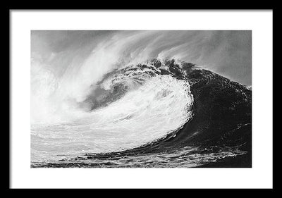 Giant Wave / Art Photo - Framed Print