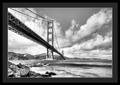 Golden Gate Bridge / Art Photo - Framed Print