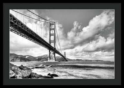 Golden Gate Bridge / Art Photo - Framed Print