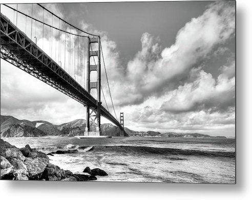 Golden Gate Bridge / Art Photo - Metal Print