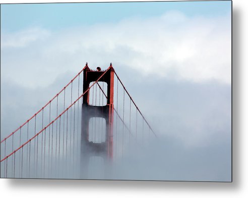 Golden Gate Bridge, San Francisco / Art Photo - Metal Print