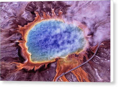 Grand Prismatic Spring, Yellowstone National Park / Art Photo - Canvas Print