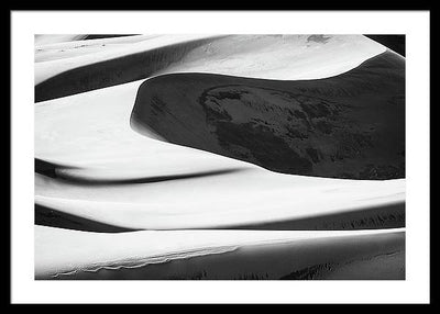 Great Sand Dunes, United States / Art Photo - Framed Print