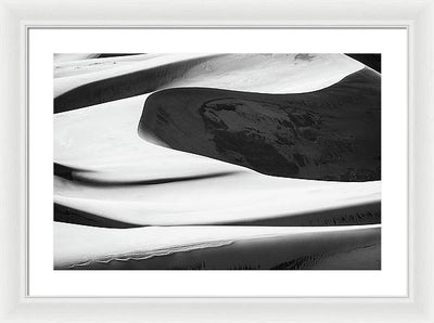 Great Sand Dunes, United States / Art Photo - Framed Print