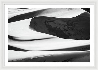 Great Sand Dunes, United States / Art Photo - Framed Print