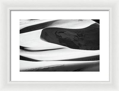 Great Sand Dunes, United States / Art Photo - Framed Print