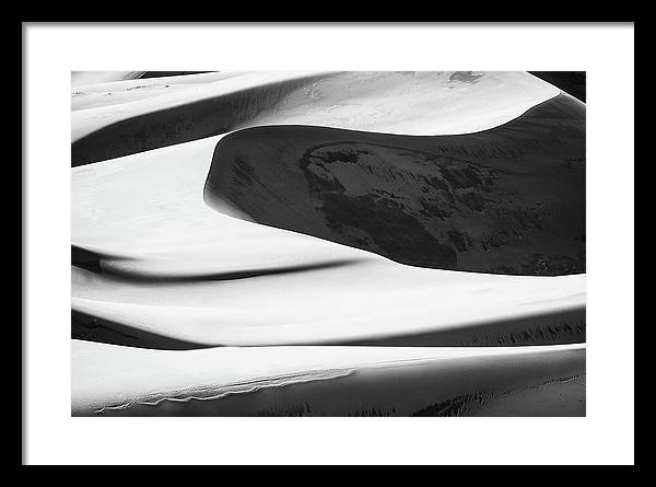 Great Sand Dunes, United States / Art Photo - Framed Print