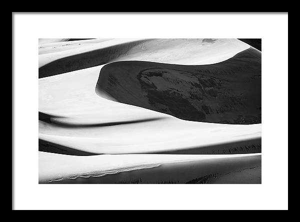 Great Sand Dunes, United States / Art Photo - Framed Print