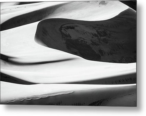 Great Sand Dunes, United States / Art Photo - Metal Print