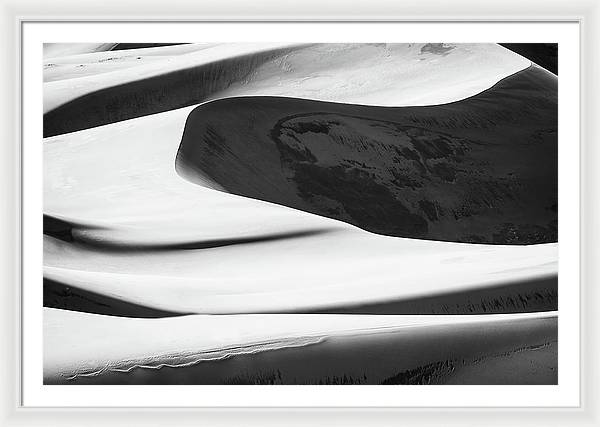 Great Sand Dunes, United States / Art Photo - Framed Print