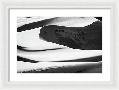 Great Sand Dunes, United States / Art Photo - Framed Print