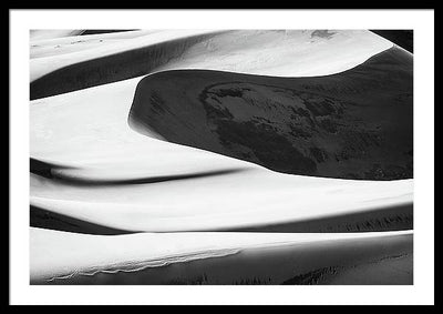 Great Sand Dunes, United States / Art Photo - Framed Print