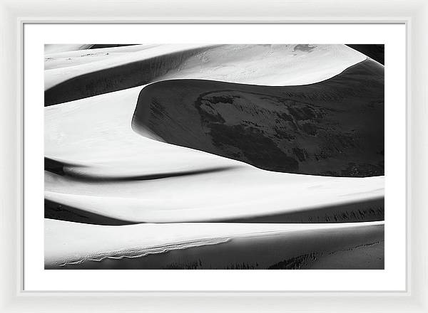 Great Sand Dunes, United States / Art Photo - Framed Print