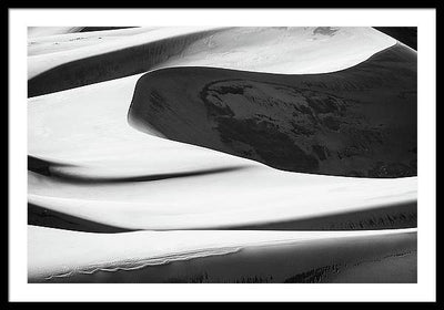 Great Sand Dunes, United States / Art Photo - Framed Print