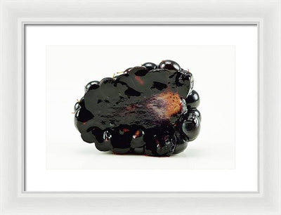 Halved Blackberry / Art Photo - Framed Print