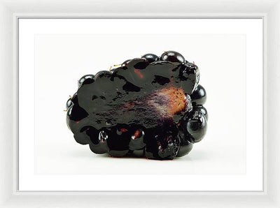 Halved Blackberry / Art Photo - Framed Print