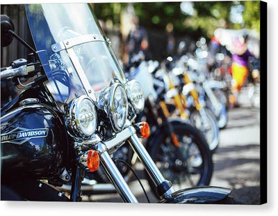 Harley Davidson #2 / Art Photo - Canvas Print