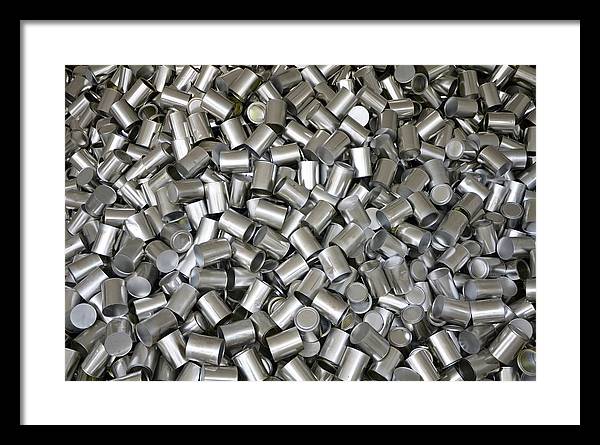 Heap of Cans / Art Photo - Framed Print