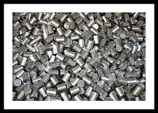 Heap of Cans / Art Photo - Framed Print