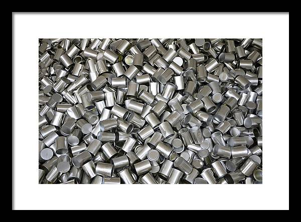 Heap of Cans / Art Photo - Framed Print