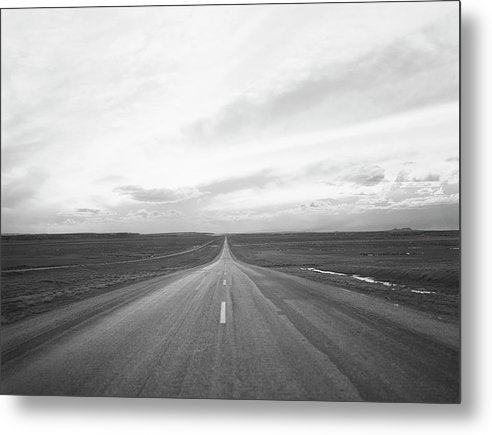 Highway US 30, Wyoming / Art Photo - Metal Print