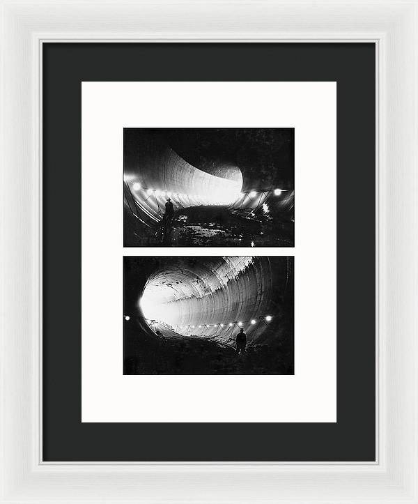 Hoover Dam, Boulder City, Nevada, 1932 - diptych - Framed Print