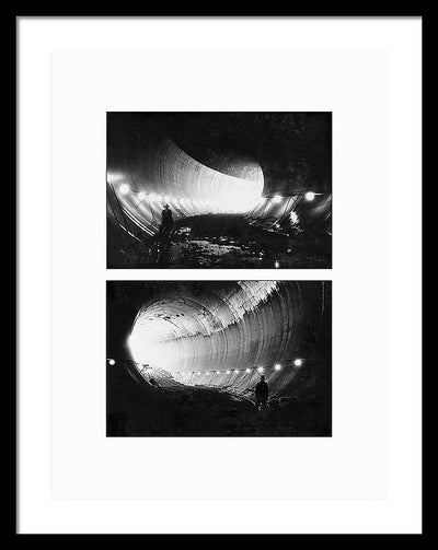 Hoover Dam, Boulder City, Nevada, 1932 - diptych - Framed Print