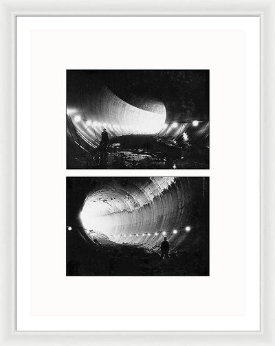 Hoover Dam, Boulder City, Nevada, 1932 - diptych - Framed Print