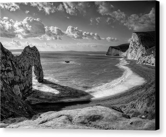 In the Shadow of Durdle Door, Dorset, England / Art Photo - Canvas Print