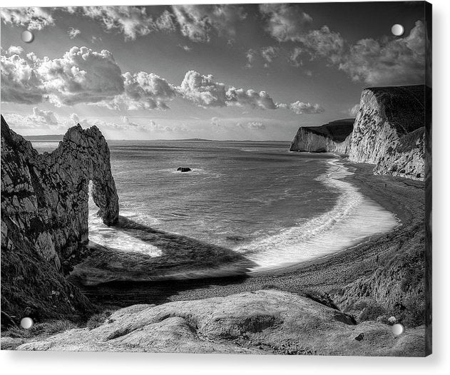 In the Shadow of Durdle Door, Dorset, England / Art Photo - Acrylic Print