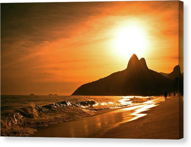 Ipanema Beach, Rio de Janeiro, Brasil / Art Photo - Canvas Print