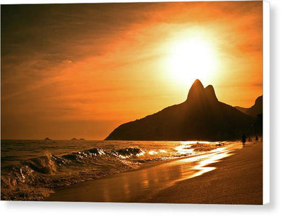 Ipanema Beach, Rio de Janeiro, Brasil / Art Photo - Canvas Print