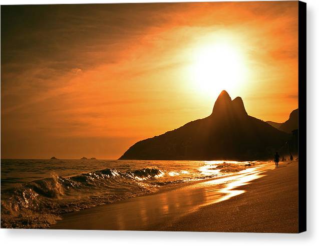 Ipanema Beach, Rio de Janeiro, Brasil / Art Photo - Canvas Print