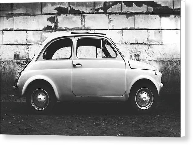 Italia, Fiat 500 / Art Photo - Canvas Print