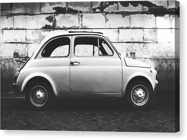 Italia, Fiat 500 / Art Photo - Canvas Print