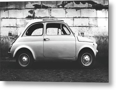 Italia, Fiat 500 / Art Photo - Metal Print