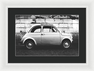 Italia, Fiat 500 / Art Photo - Framed Print