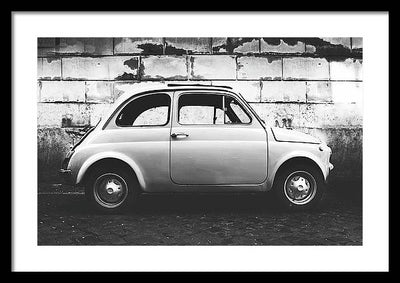 Italia, Fiat 500 / Art Photo - Framed Print