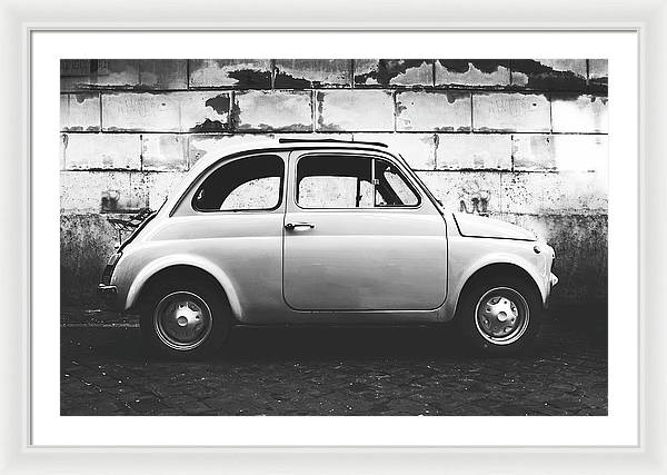 Italia, Fiat 500 / Art Photo - Framed Print