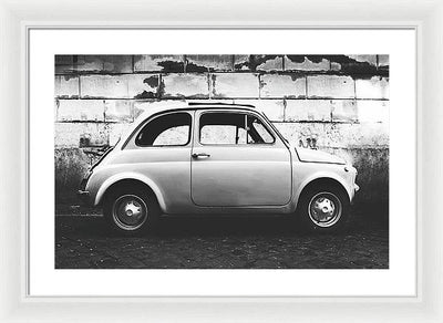 Italia, Fiat 500 / Art Photo - Framed Print