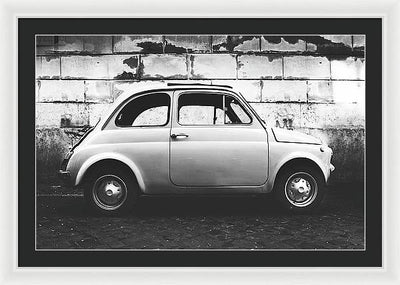 Italia, Fiat 500 / Art Photo - Framed Print