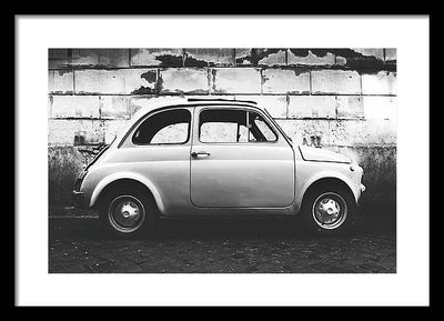 Italia, Fiat 500 / Art Photo - Framed Print