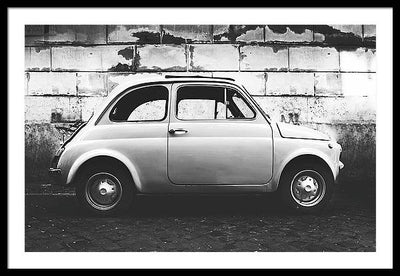 Italia, Fiat 500 / Art Photo - Framed Print